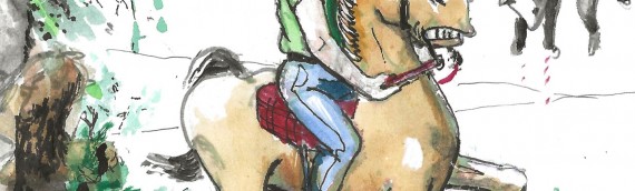 The Man the Horse and the Wolf