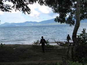 Mapping epithermal gold veins along the beach at Sumbawa