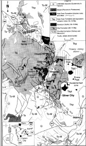 Geol map Comstock Lodes Virginia City