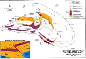 Geol map Lorena open cut