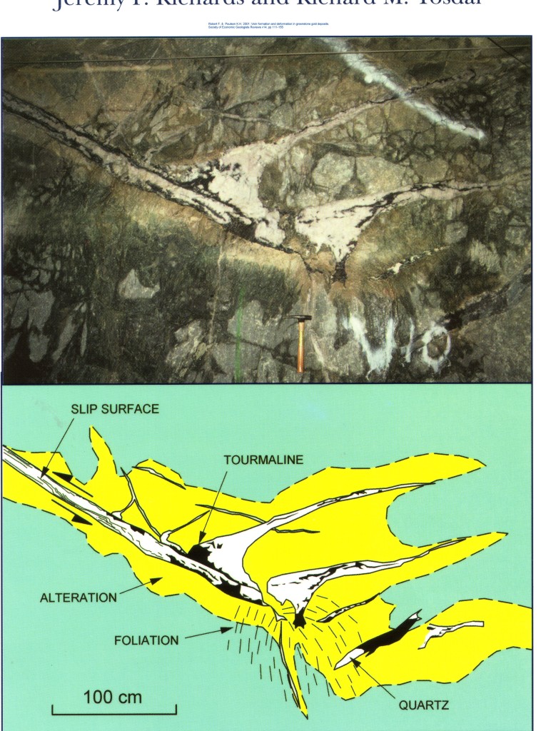 gold veins Sigma Mine, Val Dor Robert F & Poulsen KH 2001 Reviews Econ Geol v14 111-152