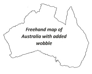 Australia map Fractal
