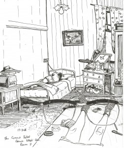 Room 11 Grand Hotel Crows Nest, March 1968 edit